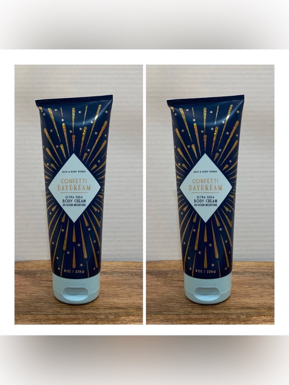 Bath and Body Works CONFETTI DAYDREAM Ultra Shea Body Cream ~ 8 fl.oz.(Lot of 2)